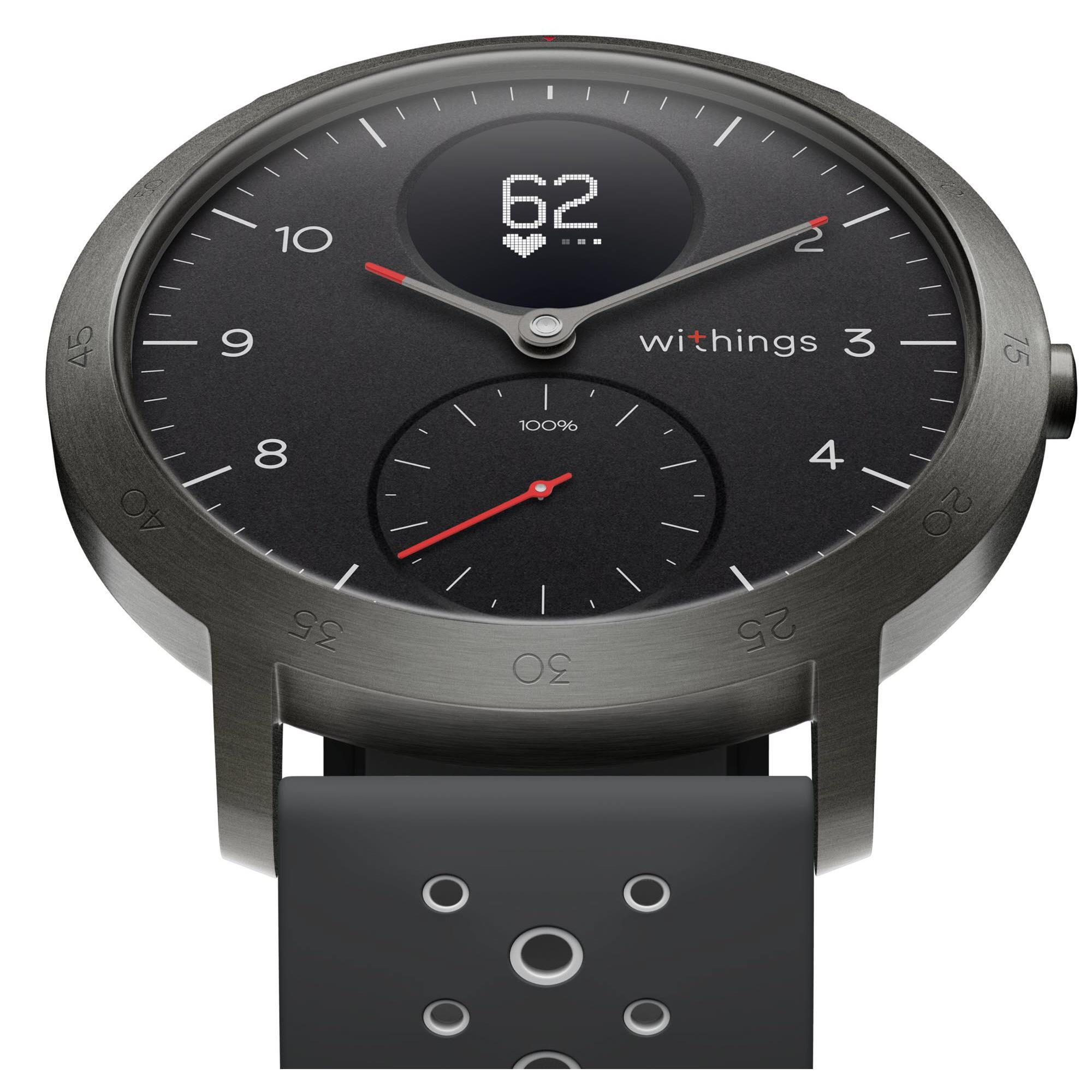 Withings Steel HR Sport Smart Watch (Black/Black)、mySite、camillekostekn