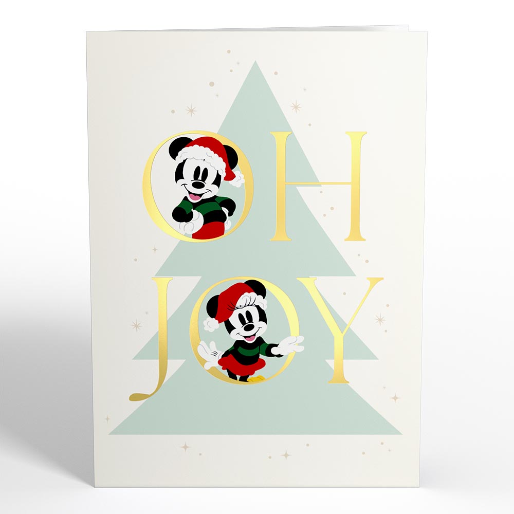 Disney's Mickey Mouse Oh Joy Christmas Pop-Up Card、mySite、solidvoid