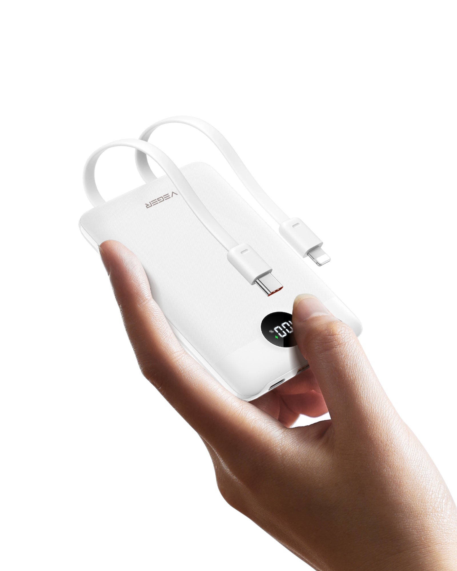 Mini Portable Charger with Built-in Cables 10000mAh 22.5W、mySite、fannypackpong