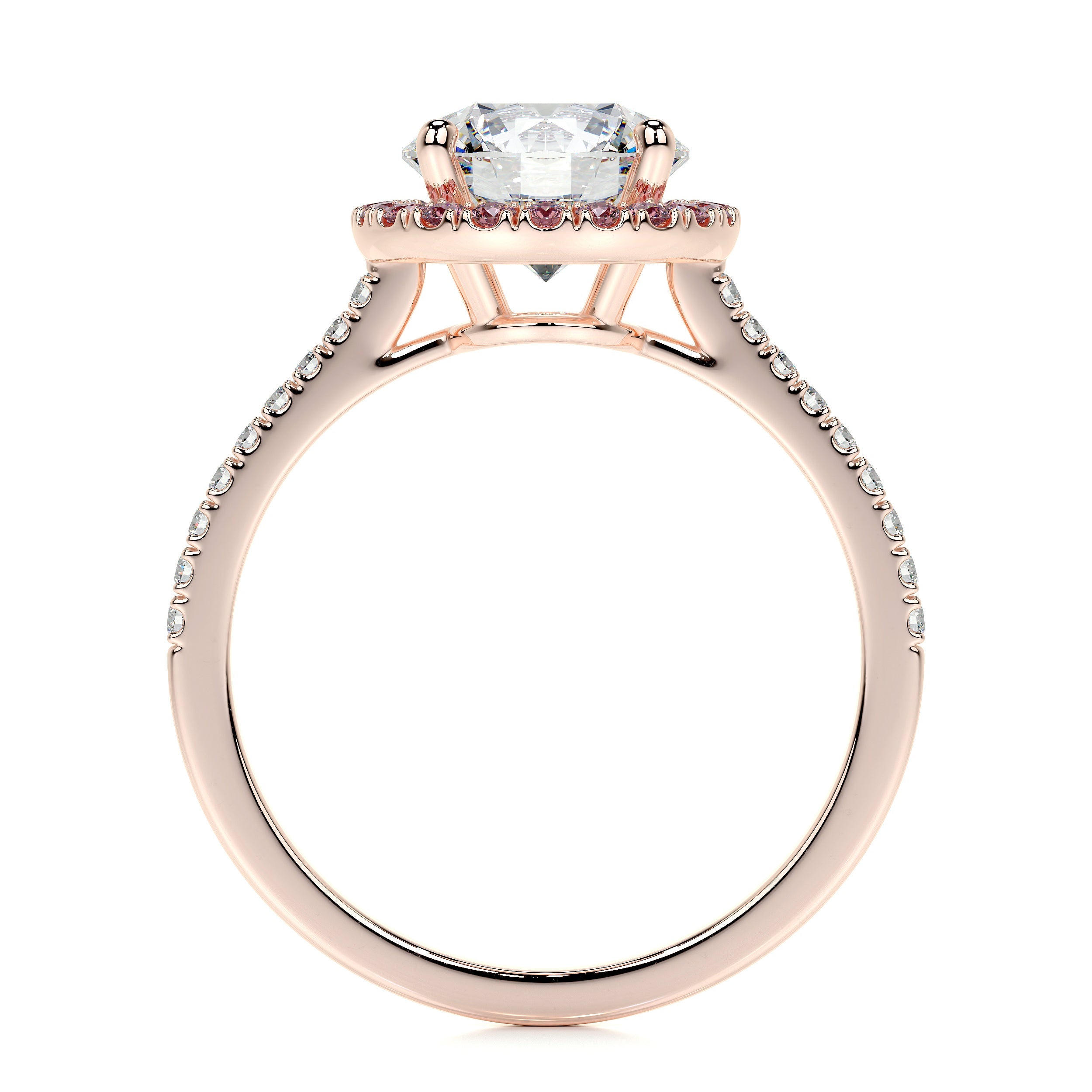 Layla Lab Grown Diamond Ring - 14K Rose Gold、mySite、hinf8tx79
