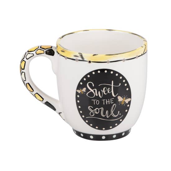 Kind Words Are Like Honey Christian Themed Artist Created Coffee Mugs、mySite、g9winljtr