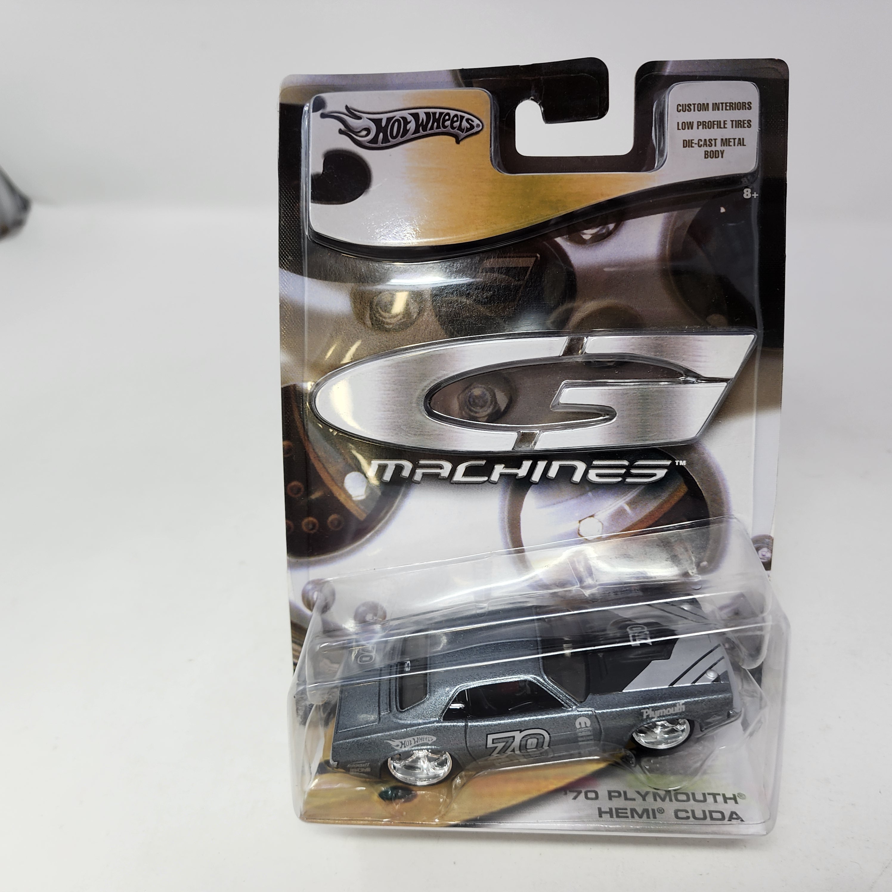 '70 Plymouth HEMI Cuda * Silver * Hot Wheels G Machines * 1:50 Scale、mySite、hgirdovlk