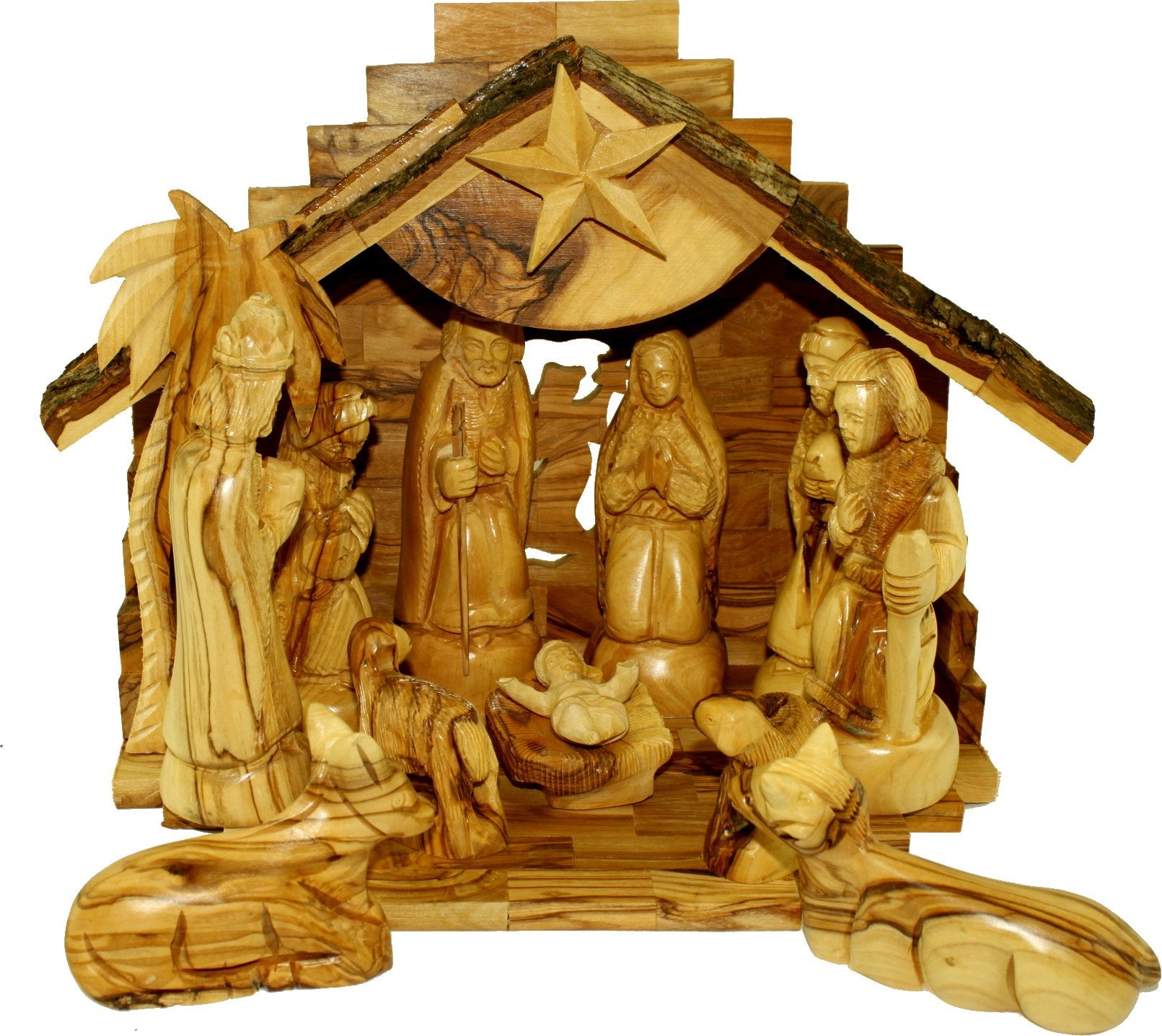 Olive Wood Silent Night Nativity、mySite、topwebapps
