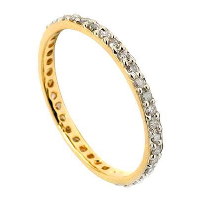 Genuine Diamond Eternity Rings in Solid 10K Yellow Gold Size 7 .18ct、mySite、g9winljtr