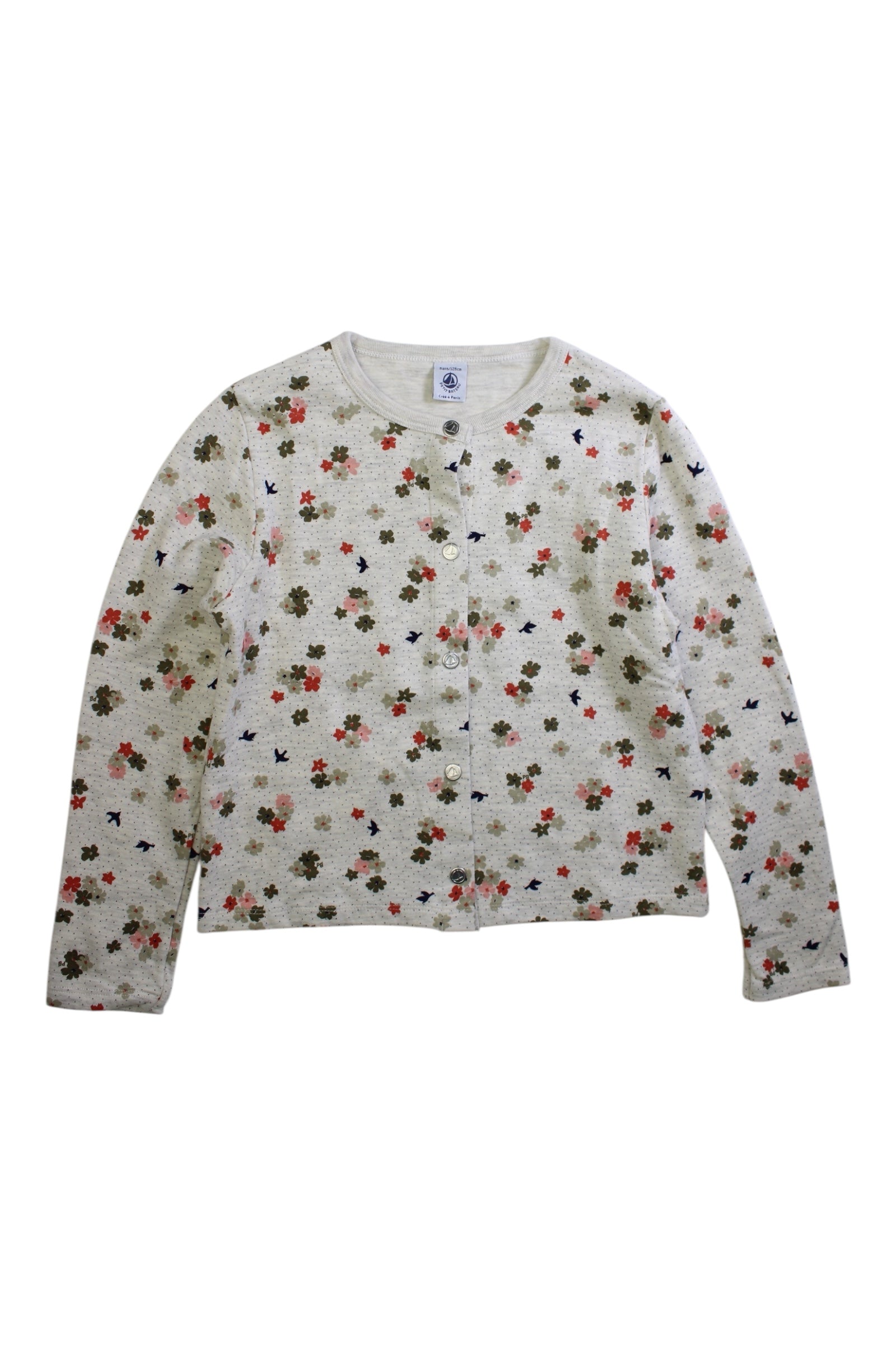 Petit Bateau Floral Cardigan 8Y、mySite、g9winljtr