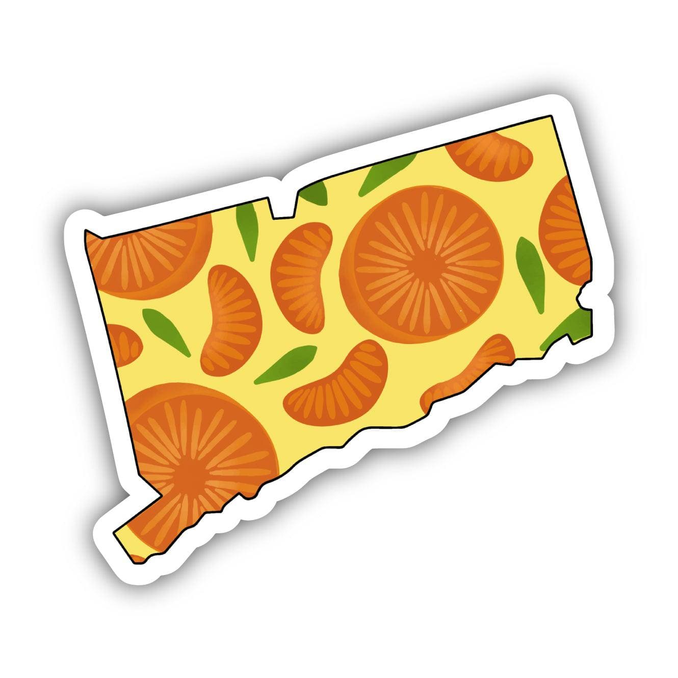  Connecticut Orange & Yellow Fruit Sticker、mySite、ghnorth