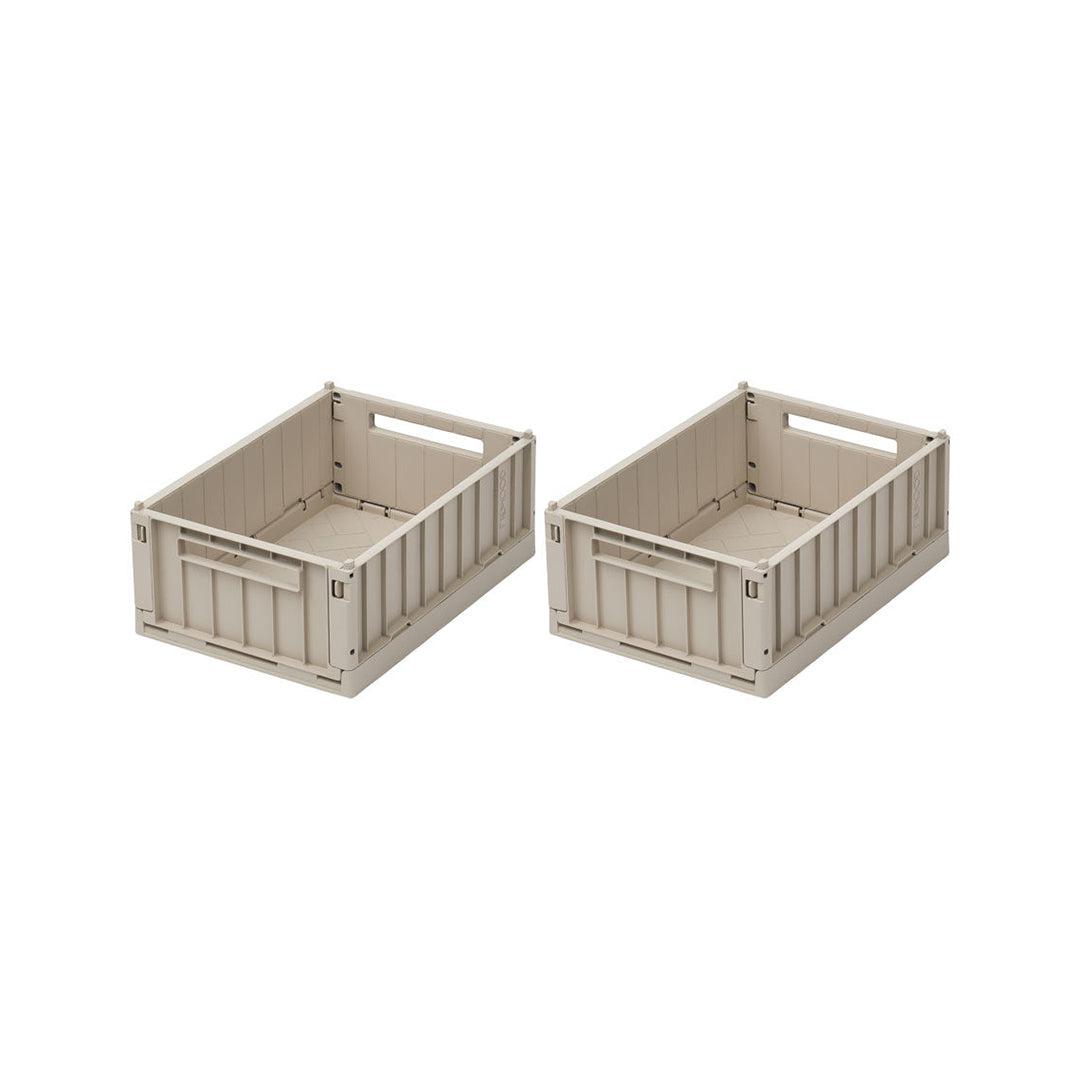  Liewood Weston Storage Boxes - Sandy - Small - 2 Pack、mySite、merchandisen