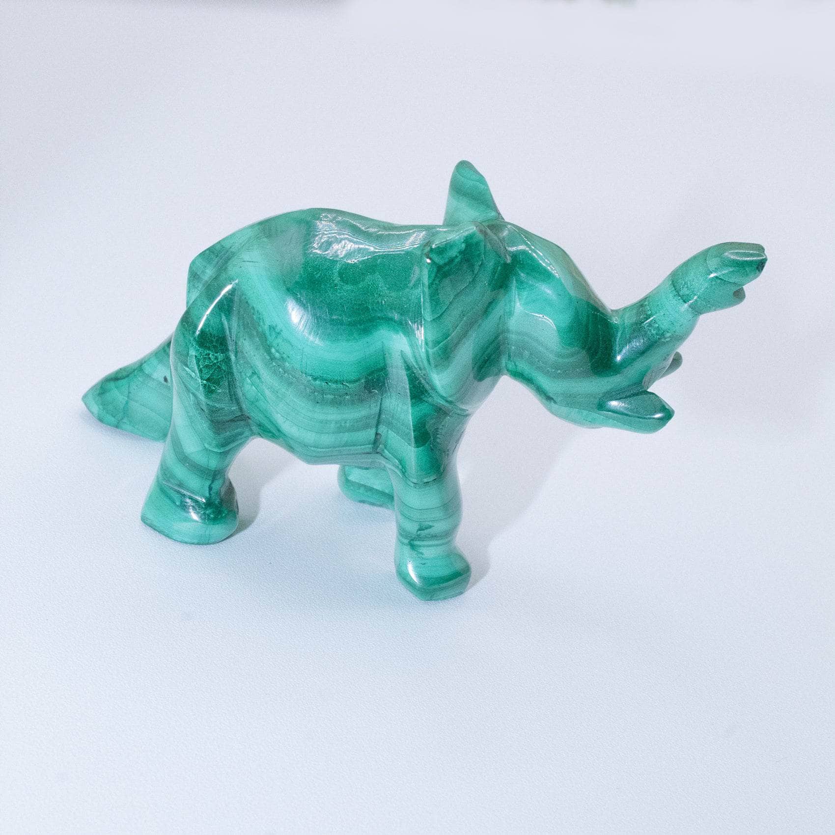 Genuine Malachite Elephants - Hand Carved - 1 of a Kind、mySite、hinf8tx79