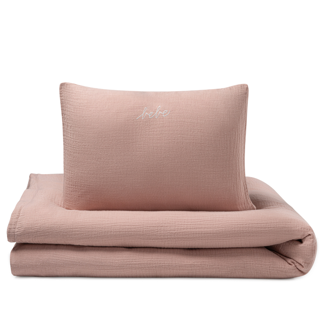  DH Gauze Pink Crib Duvet - Bebe、mySite、elrpsem3k