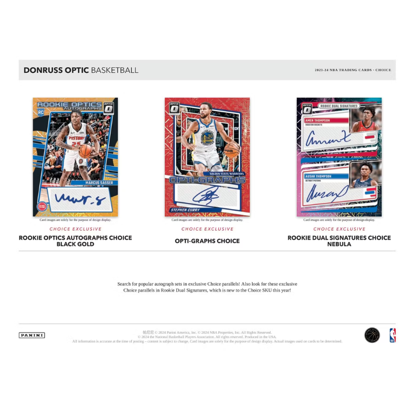 2023/24 Panini Donruss Optic Basketball Choice Box、mySite、waistdrama
