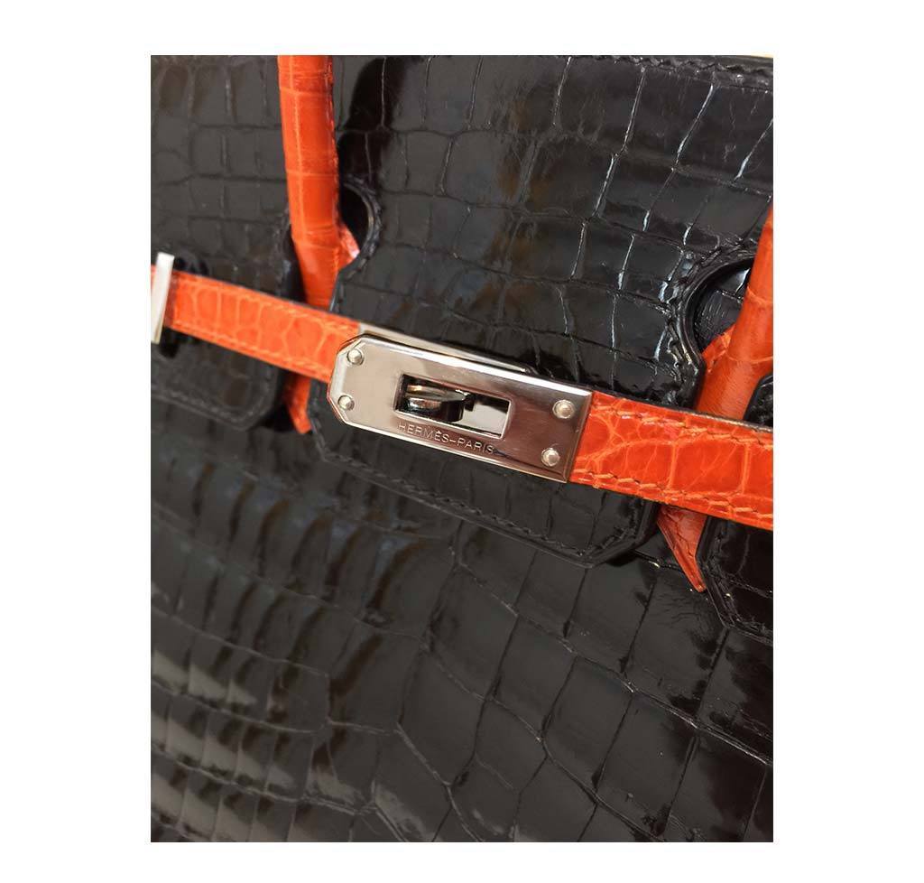 Hermès Bi-Color Birkin Crocodile Bag 25cm、mySite、garminoutage.com