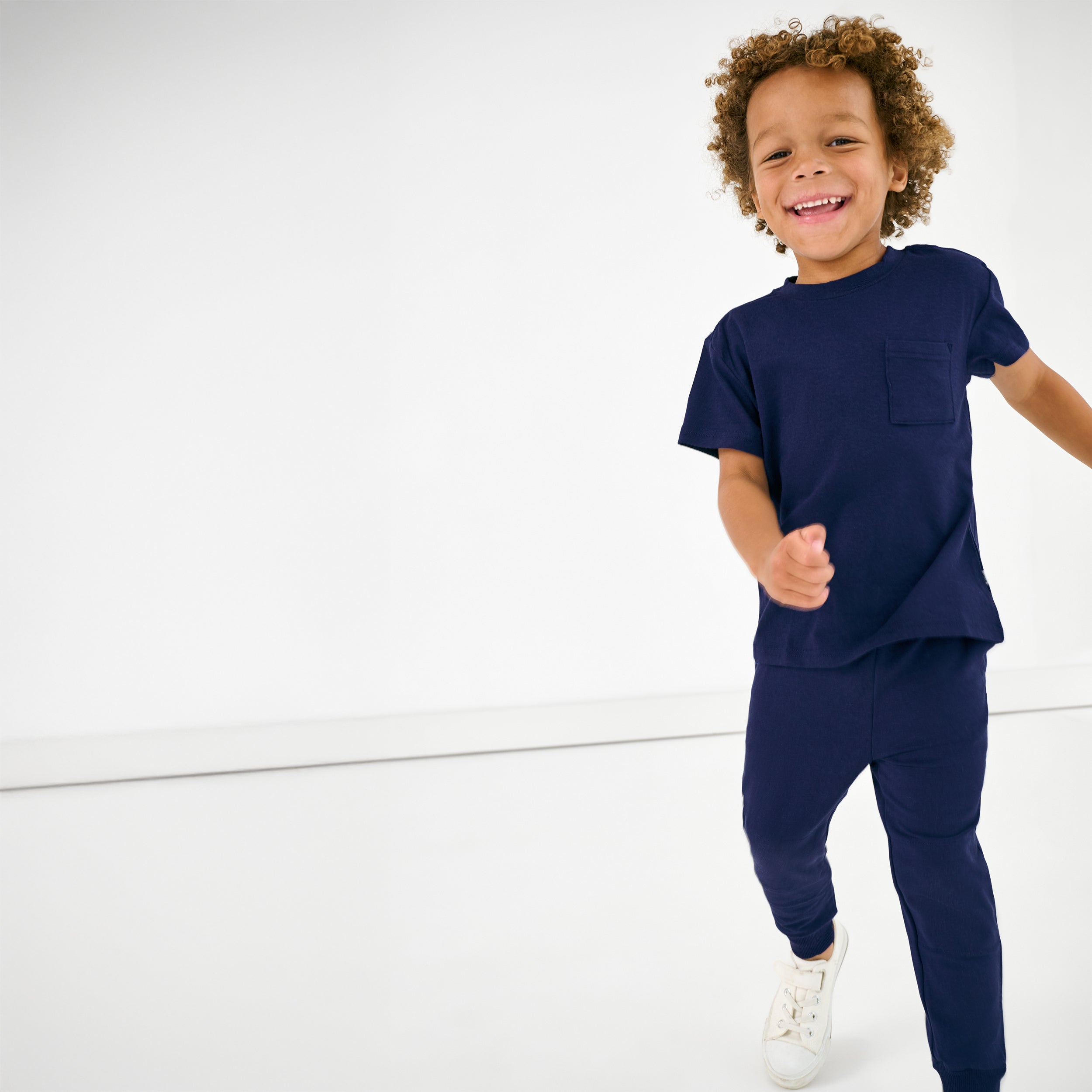 Classic Navy Short Sleeve Relaxed Pocket Tee、mySite、g9winljtr