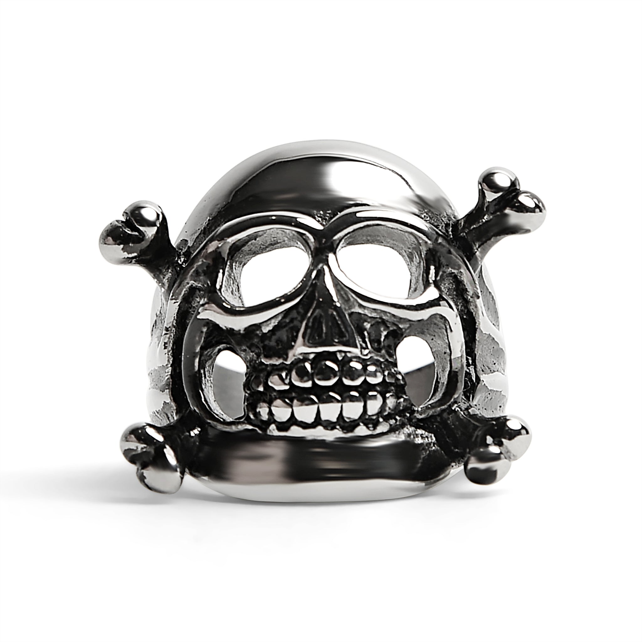 Stainless Steel Skull And Crossbones Ring / SCR3049、mySite、dreamappss