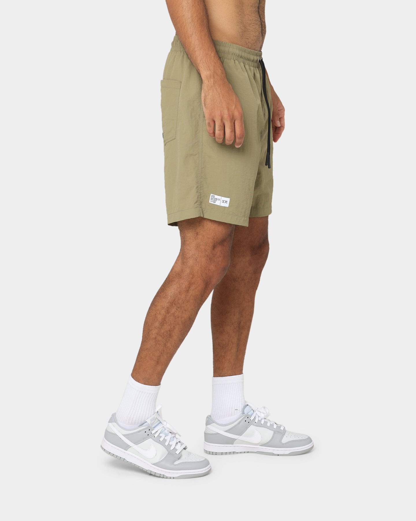DOPE Miami Nylon Shorts Olive、mySite、zt4zffjzw