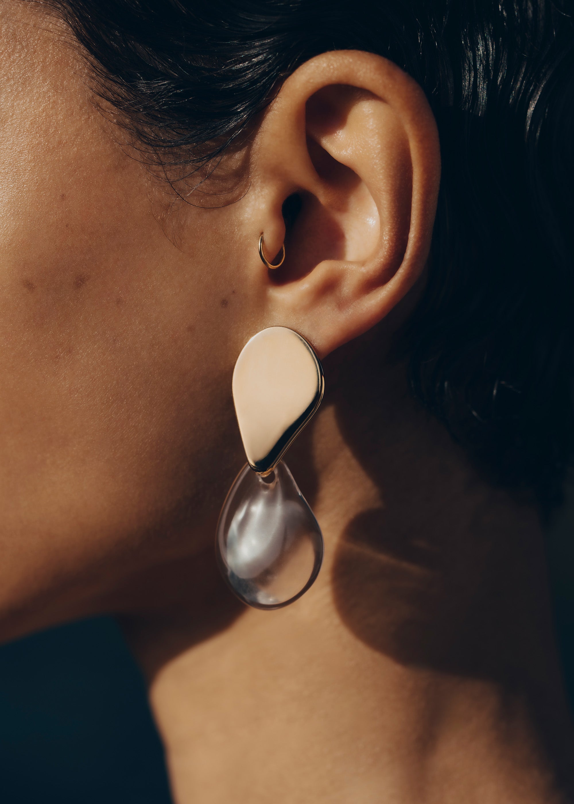 Boucles d'oreilles Na茅 - Verre、mySite、camillekostekn