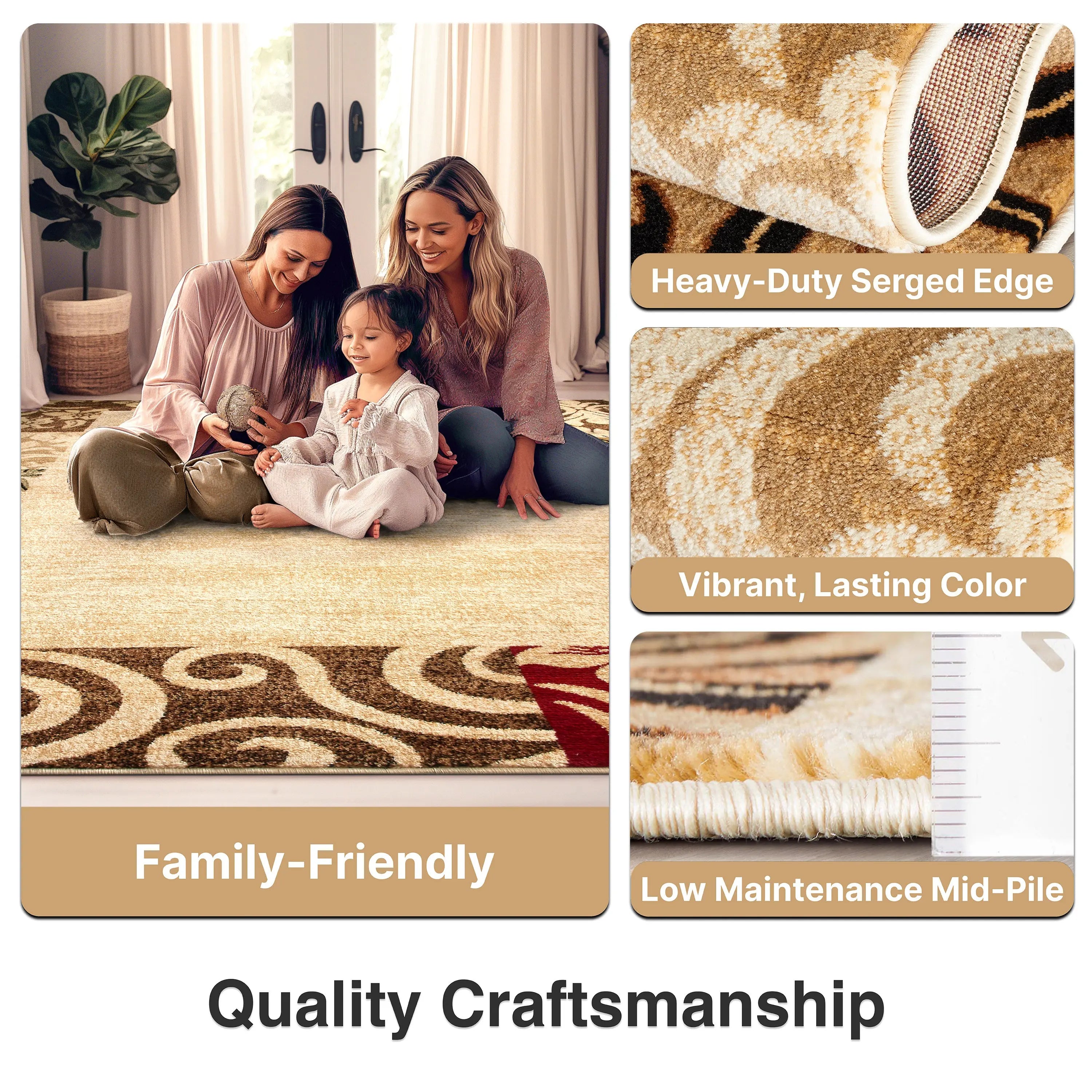 Vane Willow Damask Beige Transitional Rug、mySite、gigharbornorthrealestate