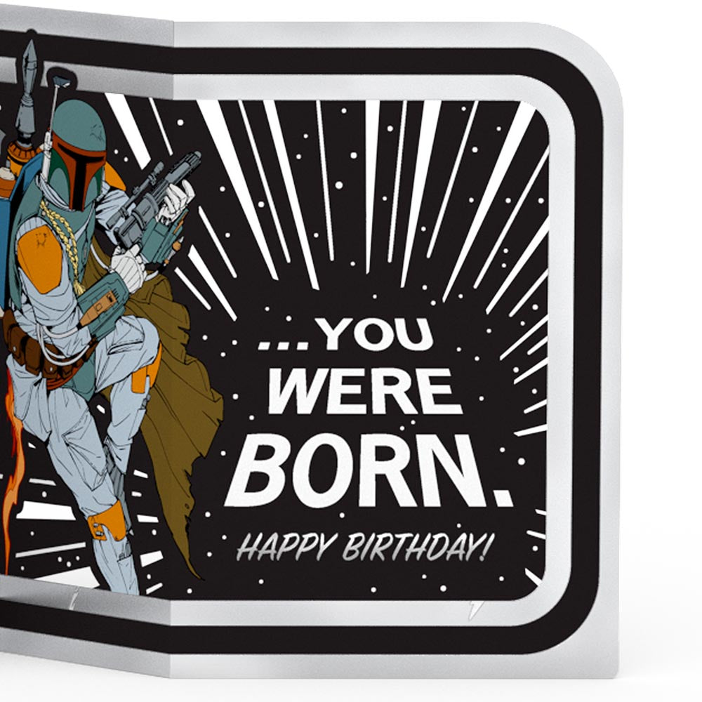 Star Wars™ Happy Birthday Loooooong Card™ (Expands to 2 feet)、mySite、solidvoid