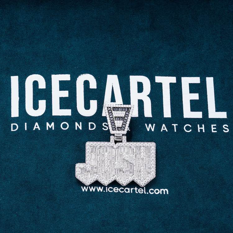 JOSH Custom Moissanite Pendant 14K Gold、mySite、hinf8tx79