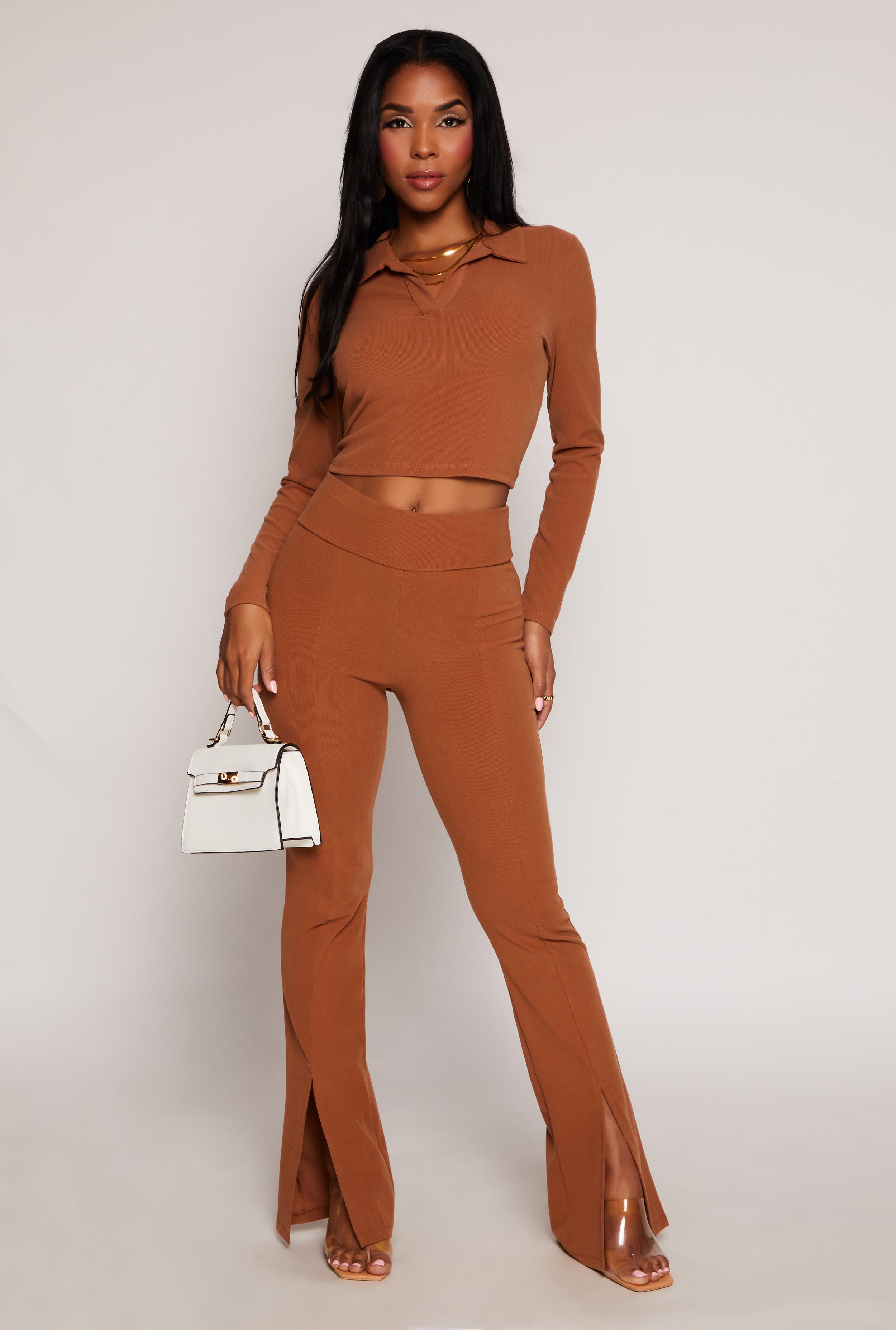 Pintuck Split Hem Pants、mySite、camillekostekn