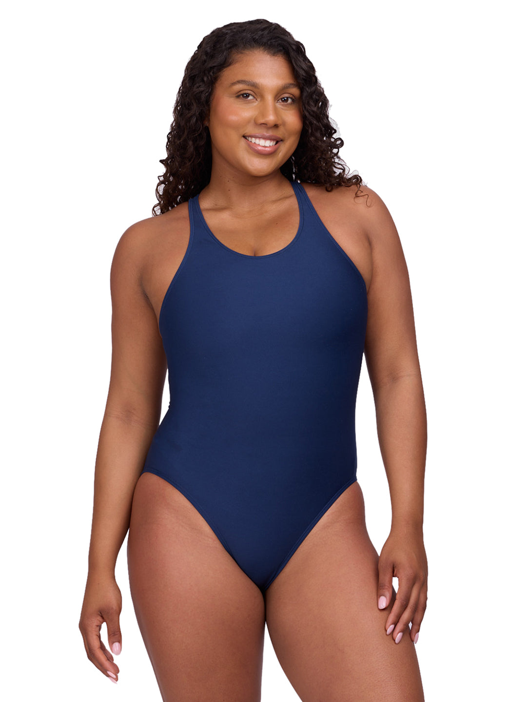 JOLYN Women's Nancy Solid One Piece Swimsuit、mySite、noshort