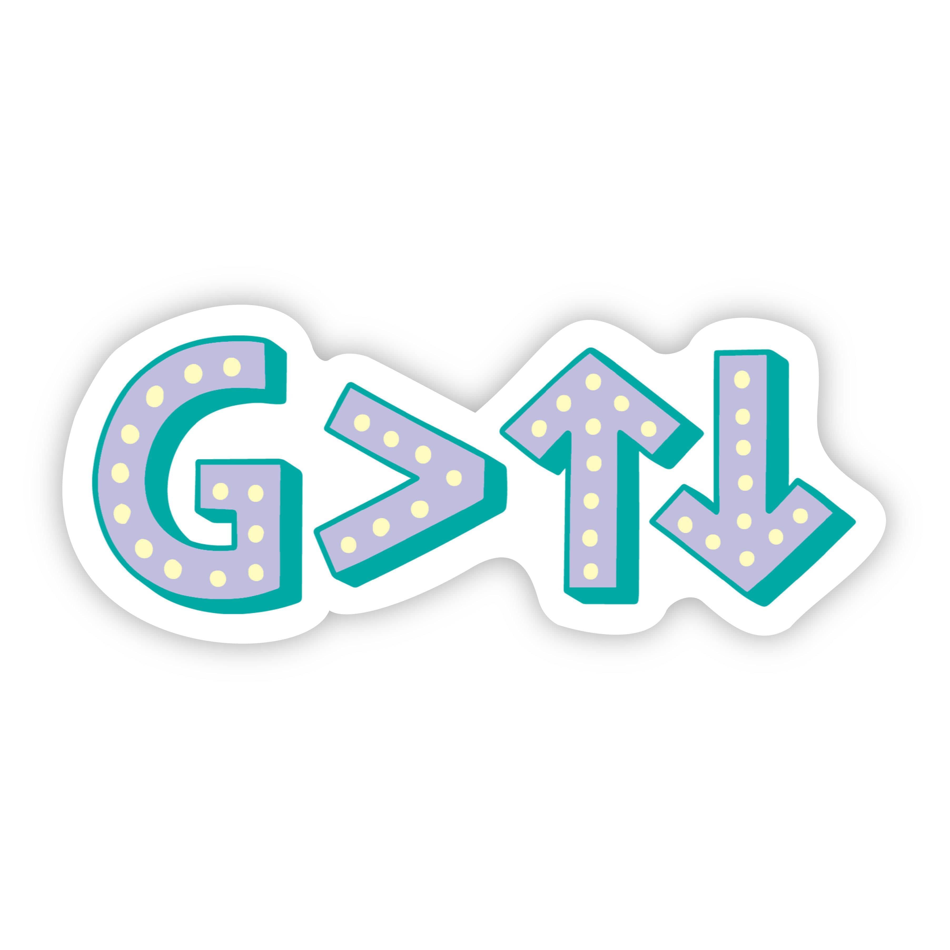  God is Greater than the Highs and Lows Sticker、mySite、elrpsem3k