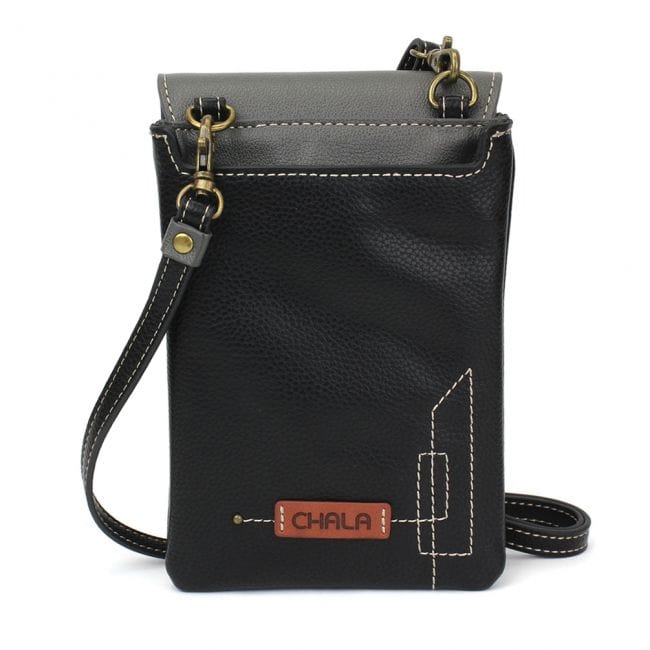 Dachshund CRISS Cellphone Crossbody Bag-Gray, Vegan by Chala、mySite、g9winljtr