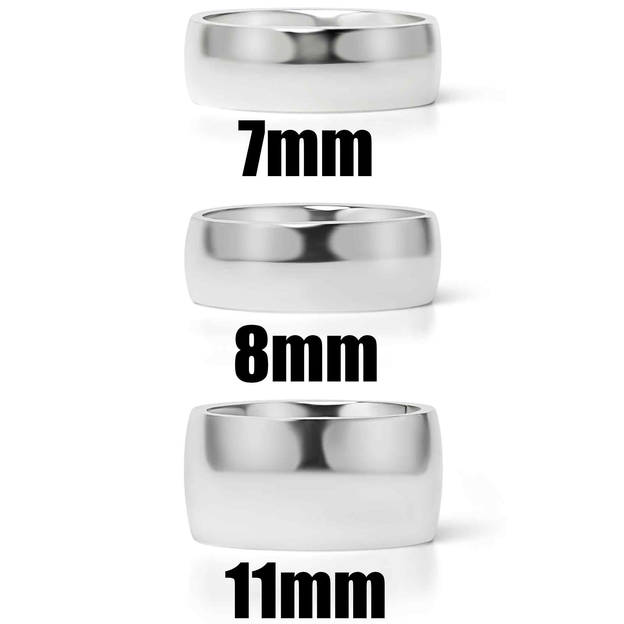 Highly Polished Stainless Steel Blank Ring 7mm - 11mm / CFR3029、mySite、dreamappss