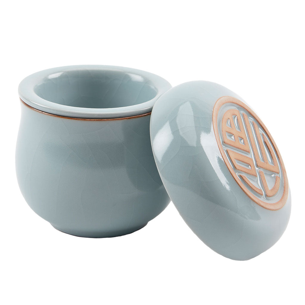 Light Blue Ceramic Tea Infuser Mug、mySite、topwebapps