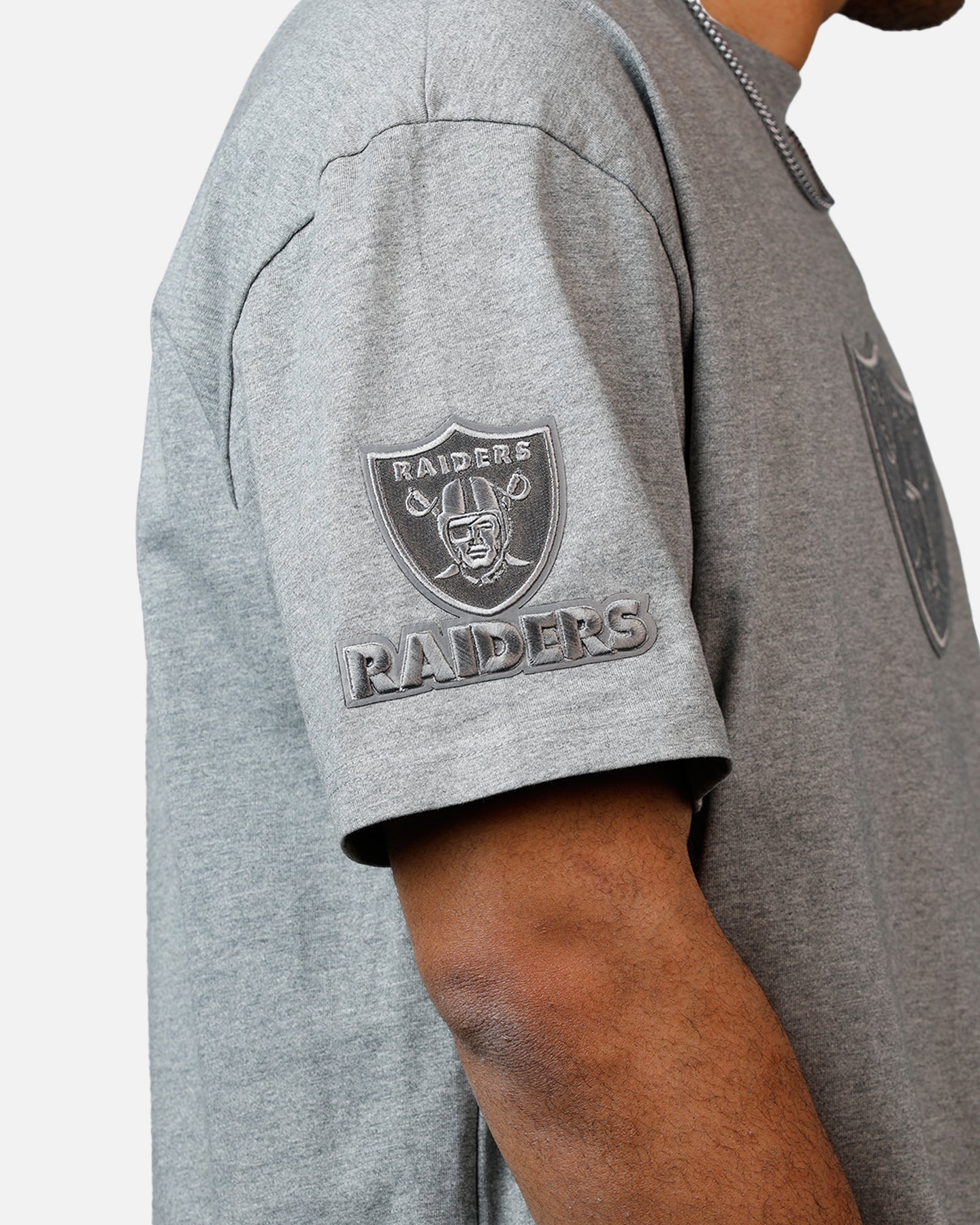 Pro Standard Las Vegas Raiders Reverse French Terry T-Shirt Grey、mySite、zt4zffjzw