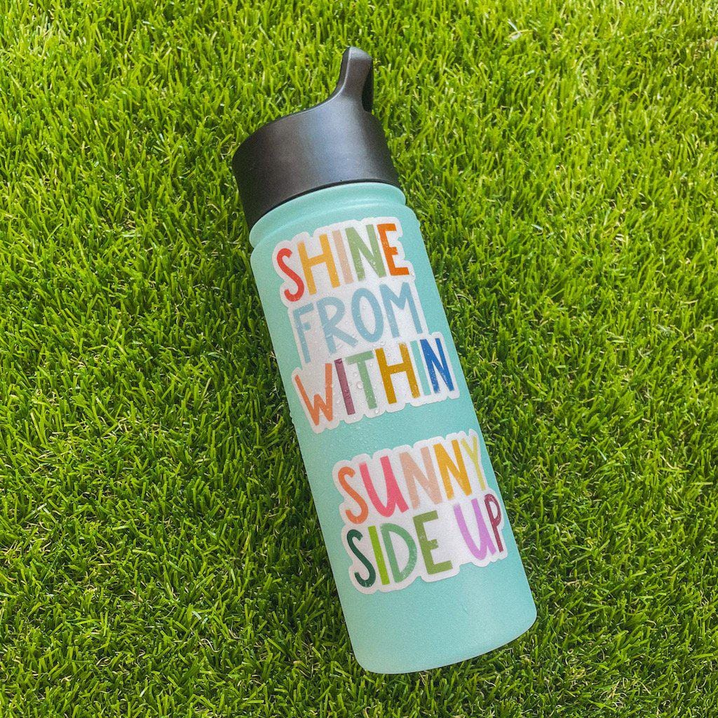  Positivity Lettering Sticker 5 Pack - Sunny Side Up、mySite、elrpsem3k