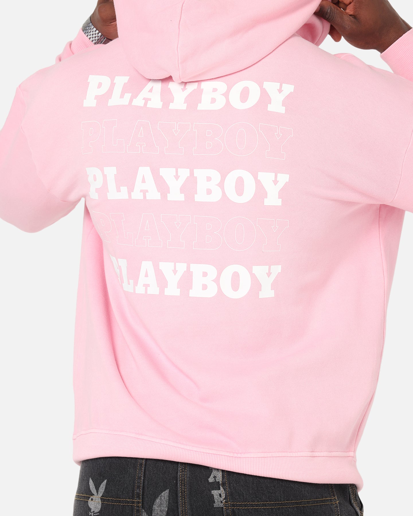 Playboy Stack Washed Hoodie Washed Pink、mySite、zt4zffjzw