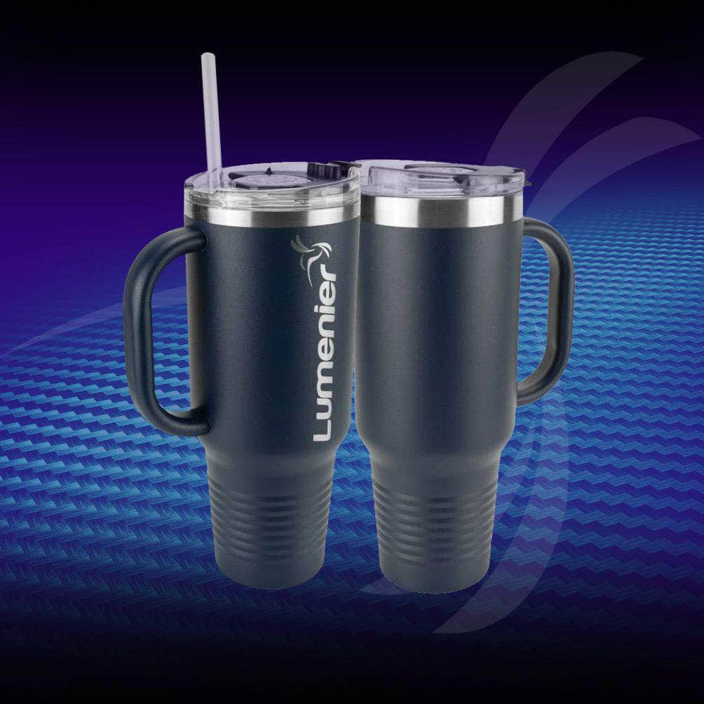  Lumenier 40oz Tumbler Travel Mug、mySite、merchandisen