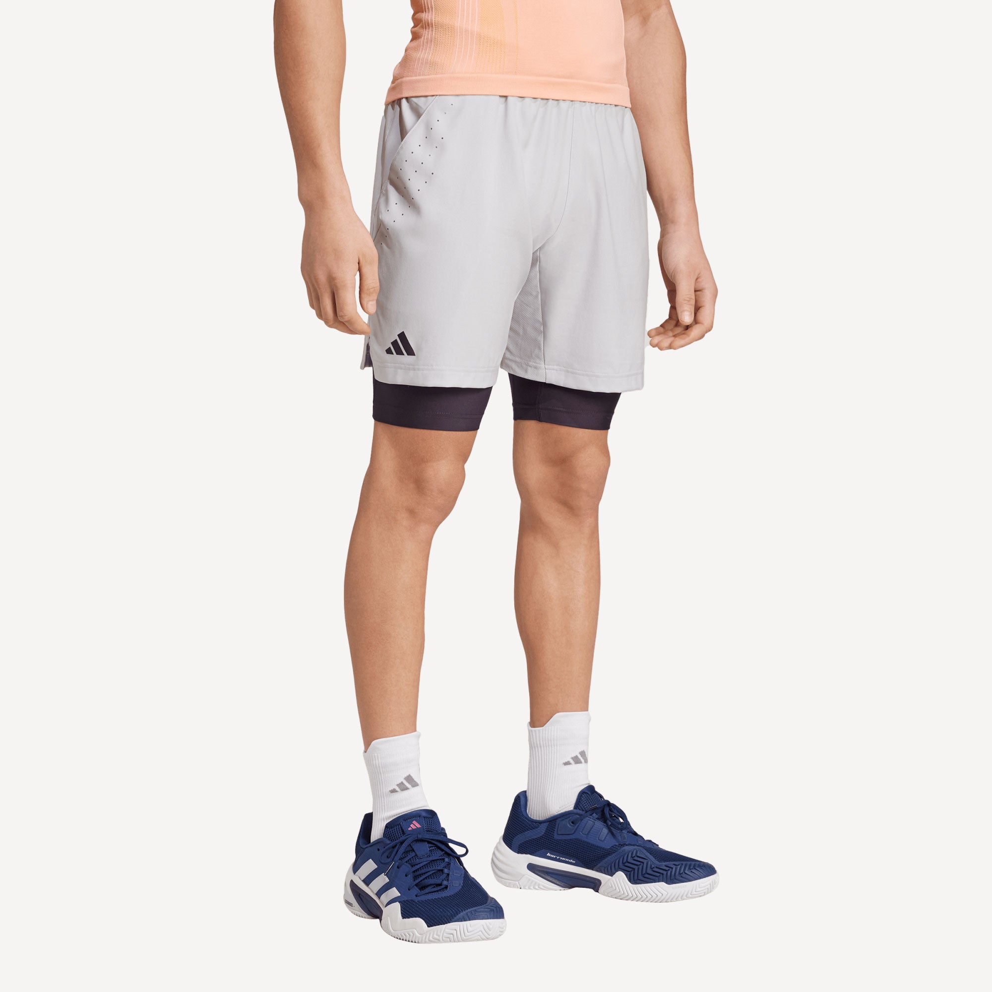 adidas Pro Men's Tennis Shorts and Inner Shorts Set