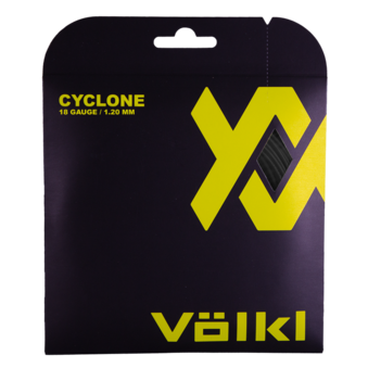 Volkl Cyclone 16/1.30 Tennis String (Black)