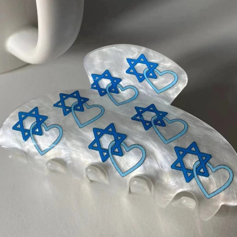 Star of David Heart Hairclip、mySite、topwebapps