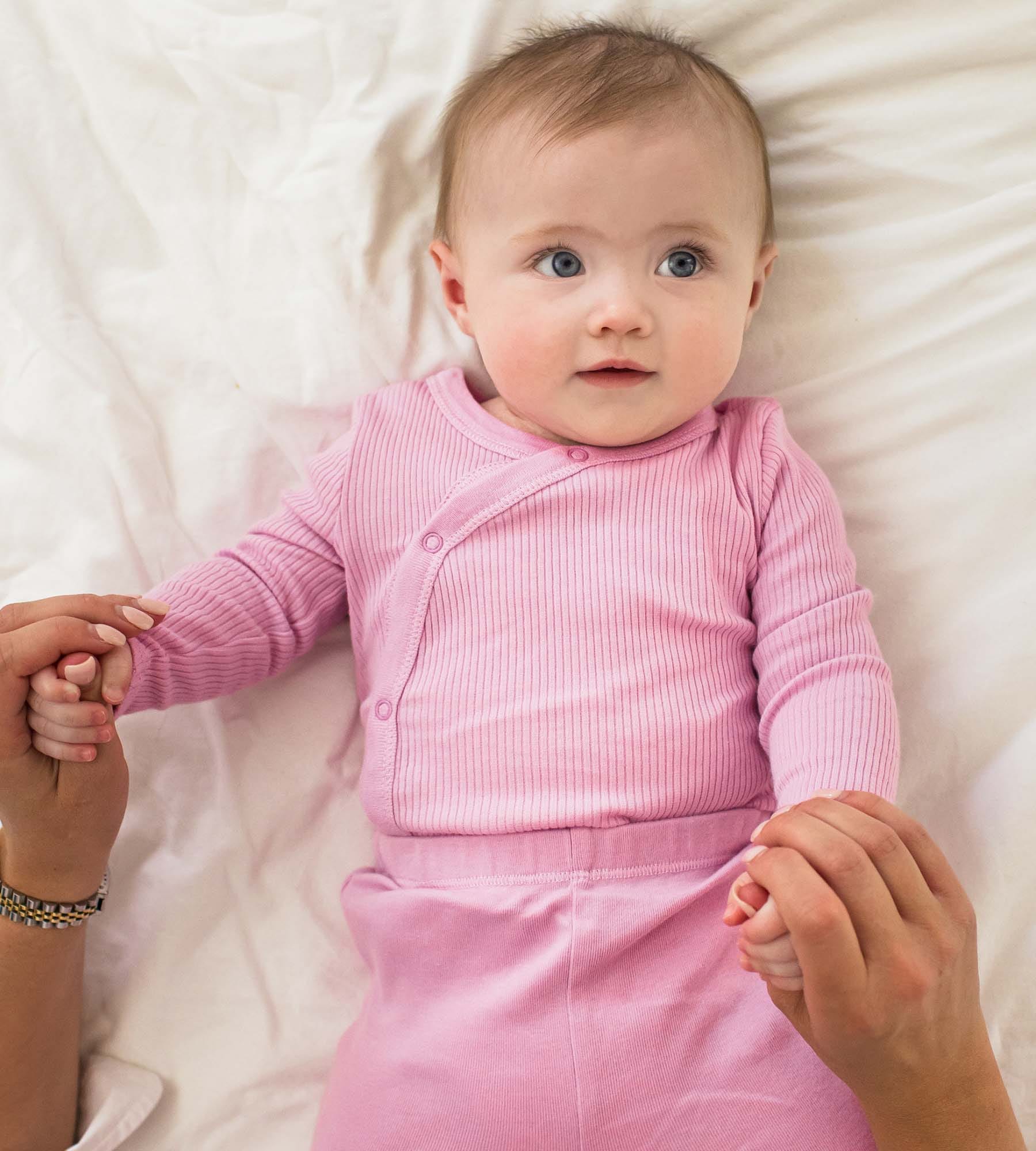 Wrap Front Baby Girl Bodysuit Set、mySite、g9winljtr