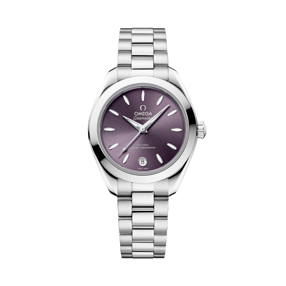  Seamaster Aqua Terra 150M 30mm - Purple on Bracelet