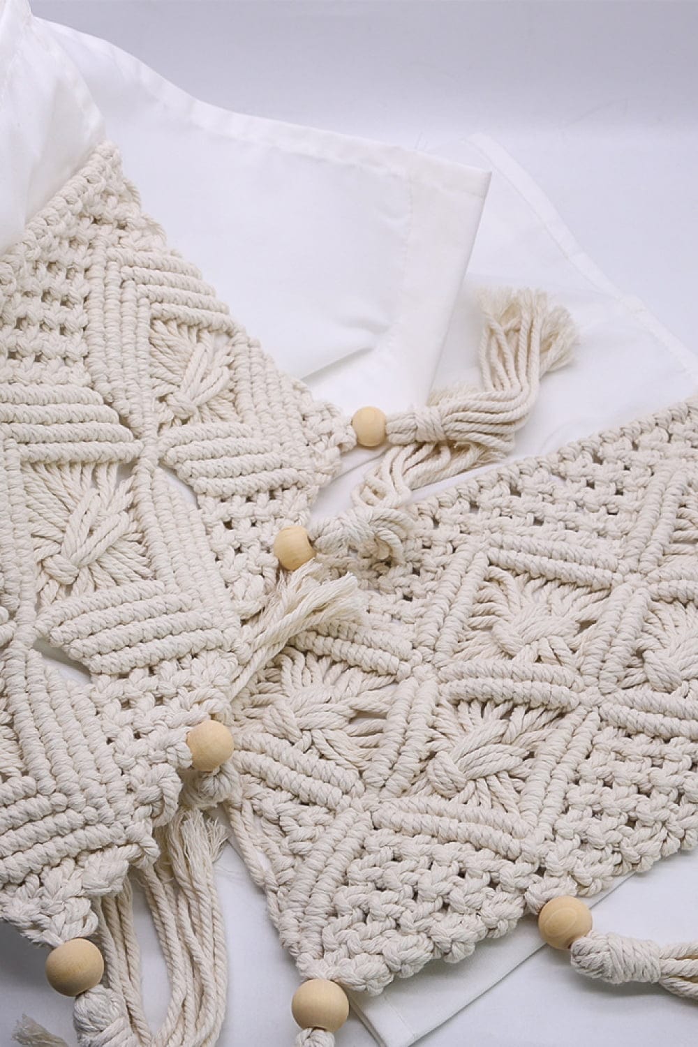 Macrame Sofa Armrest Magazine Holder、mySite、g9winljtr