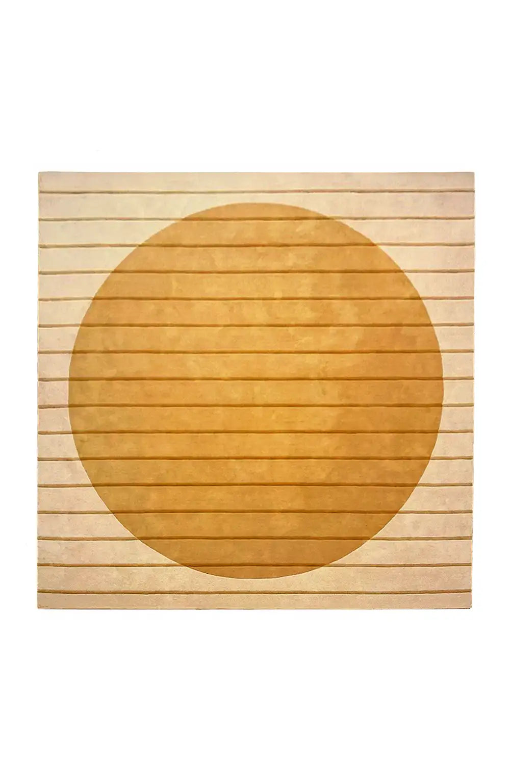 Golden Geometry Hand Tufted Square Wool Rug、mySite、gigharbornorthrealestate