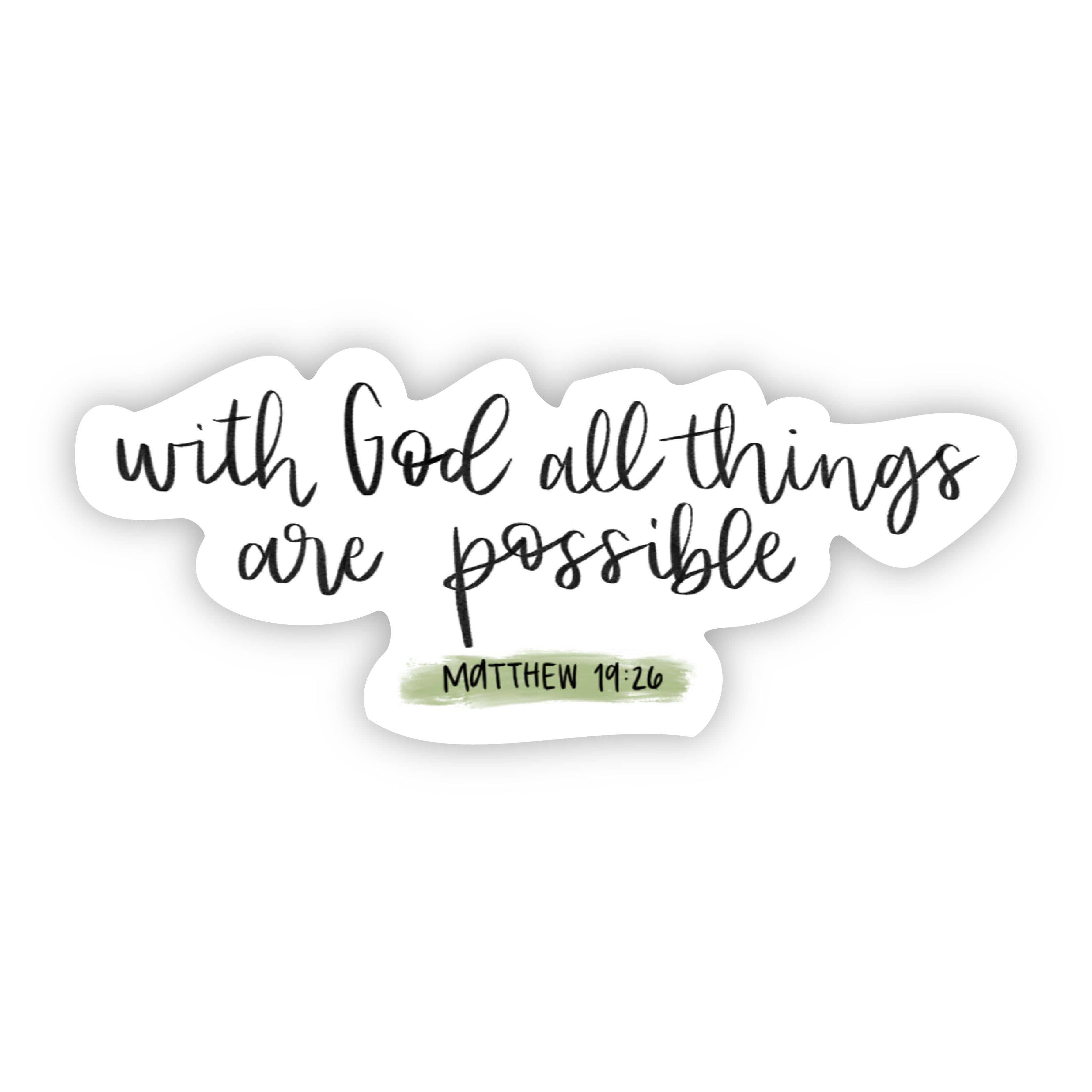  with God all things are possible、mySite、elrpsem3k