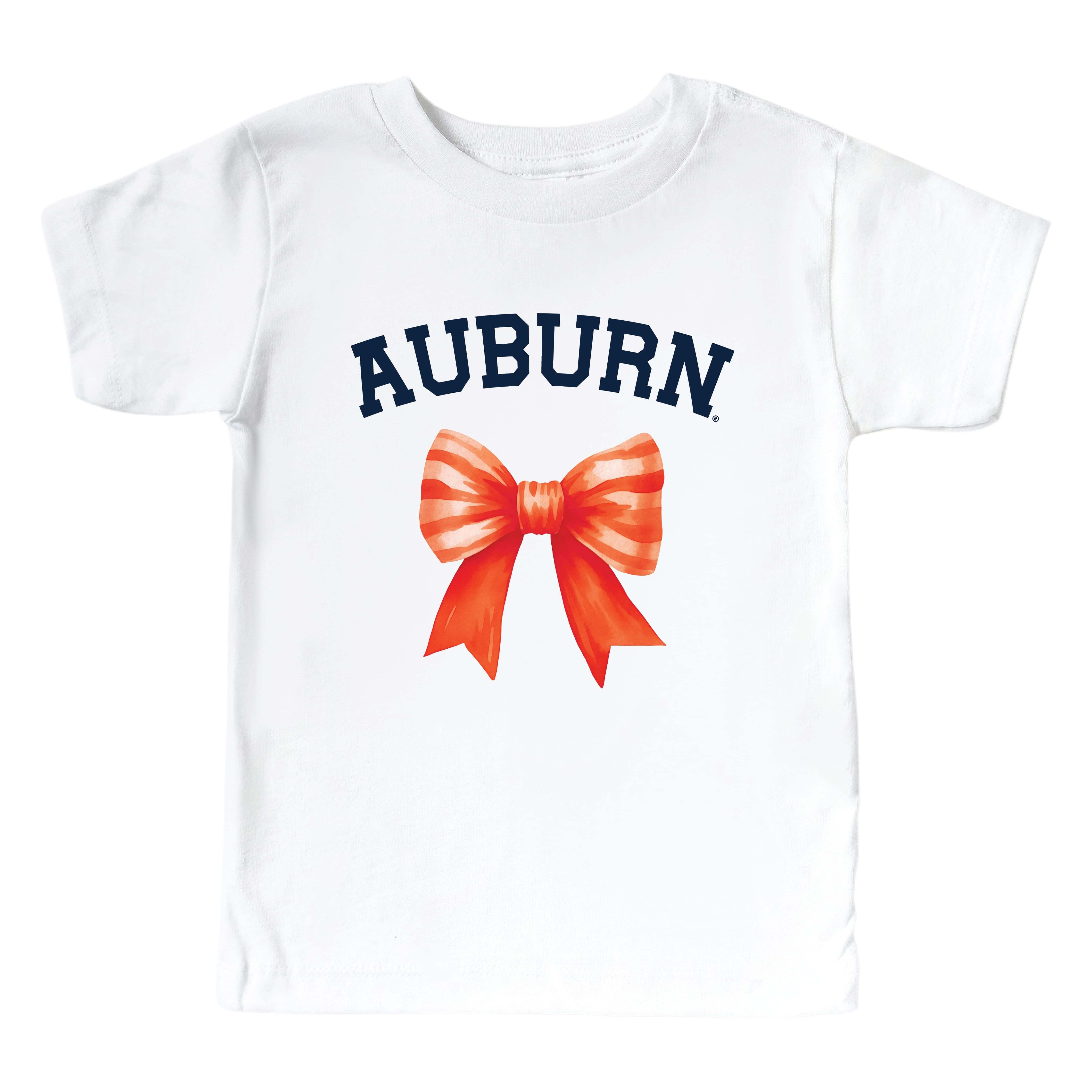  Auburn University | Footballs & Bows Kids Graphic Tee、mySite、layawaytickets