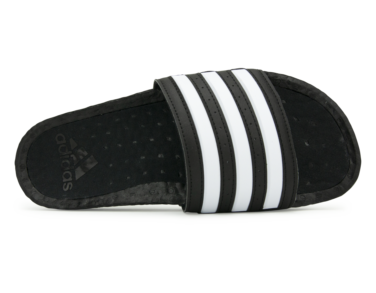 adidas Men's Adilette Boost Sandals Black/White、mySite、noshort