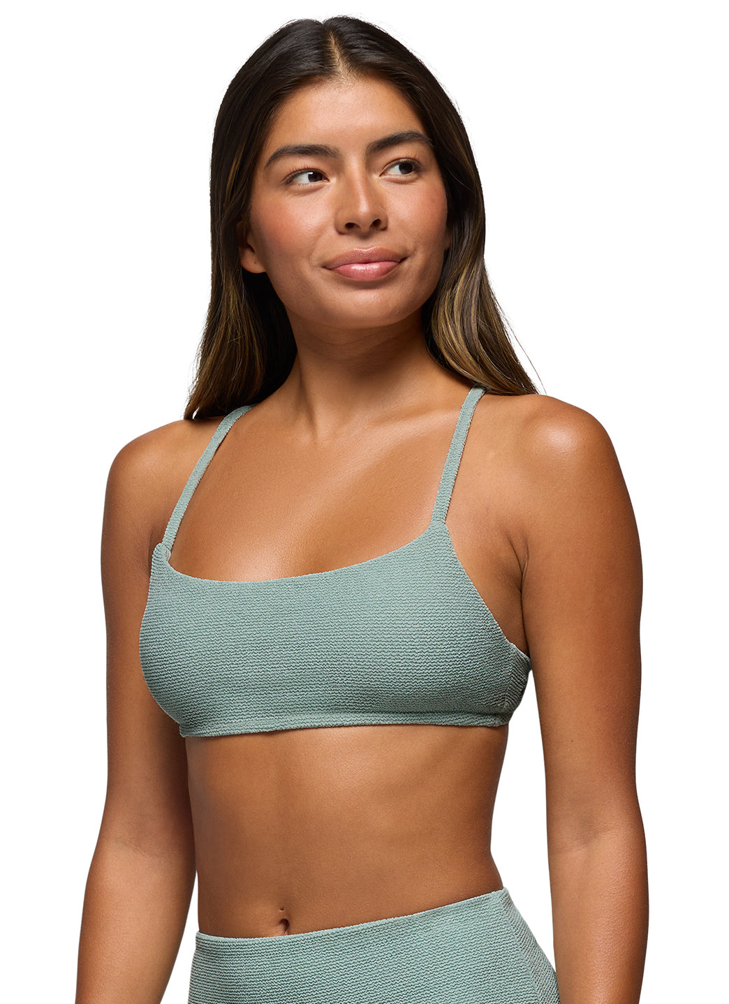 prAna Women's Solid Lahari Scrunch Bikini Top、mySite、noshort