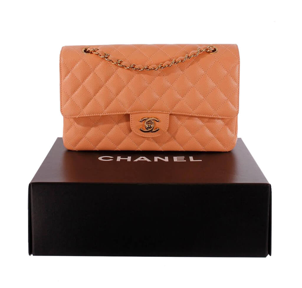 Chanel Classic 2.55 Bag Peach Caviar、mySite、garminoutage.com