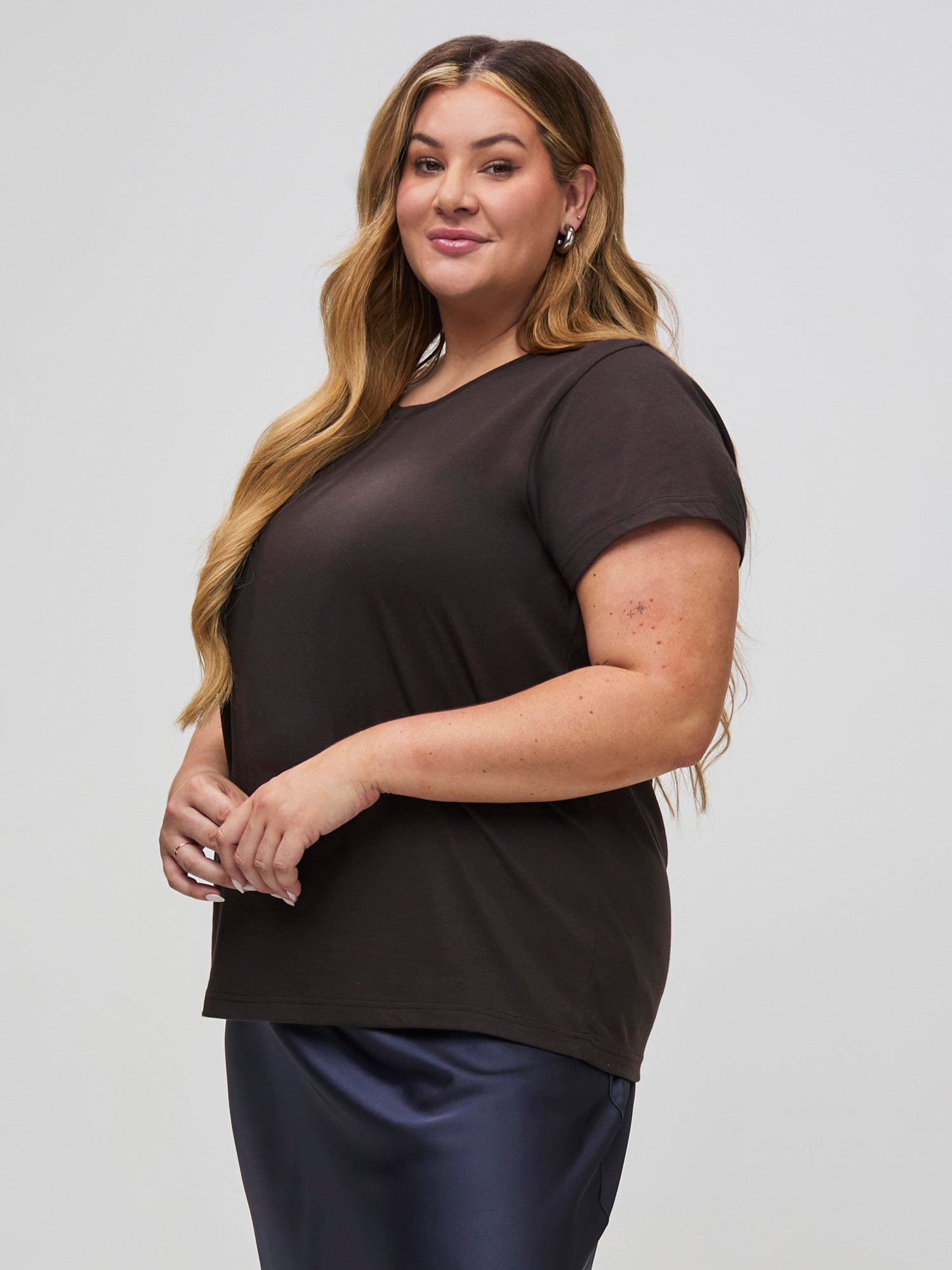  Women's Espresso Crew Neck、mySite、ghnorth