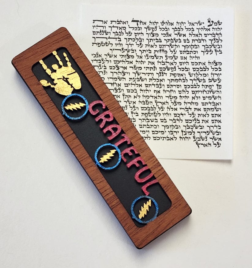 Grateful Jerry Mezuzah Case by Glenn Grubard - (Bronze or Black)、mySite、topwebapps
