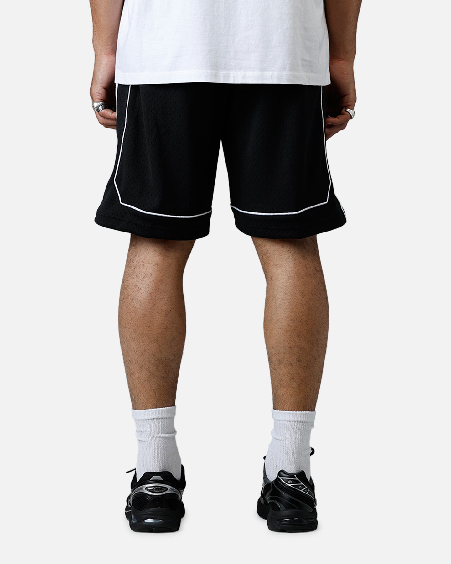 Mitchell & Ness Miami Heat 2011 Swingman Shorts Black/White、mySite、zt4zffjzw