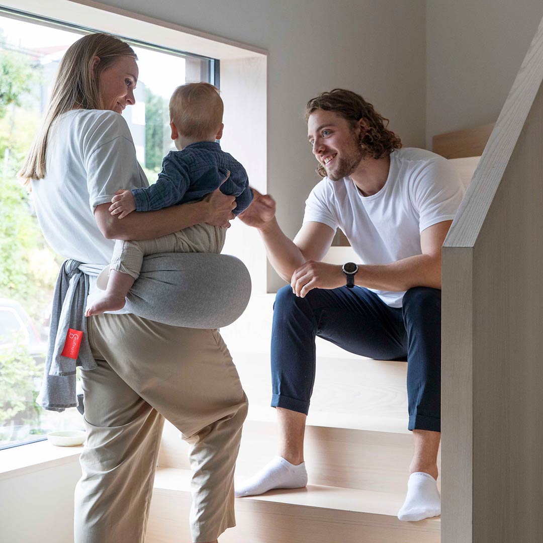  bbhugme Nursing Pillow Sleeve - Grey Melange、mySite、merchandisen