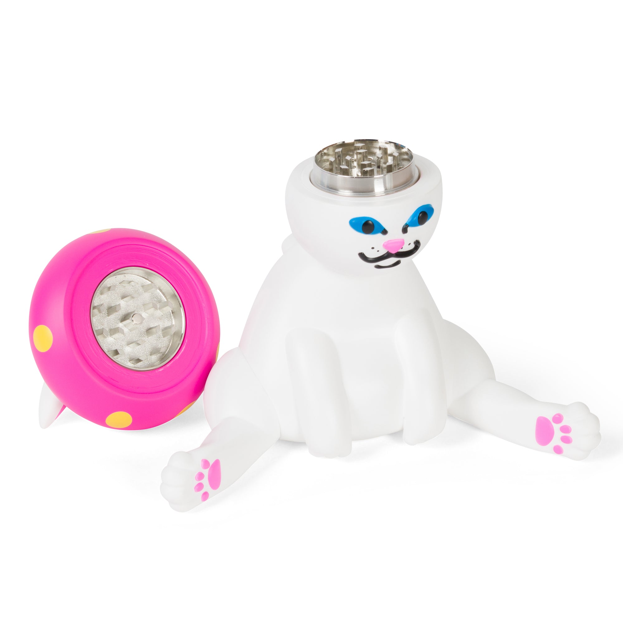  Psychedelic Nerm Grinder (White)、mySite、merchandisen