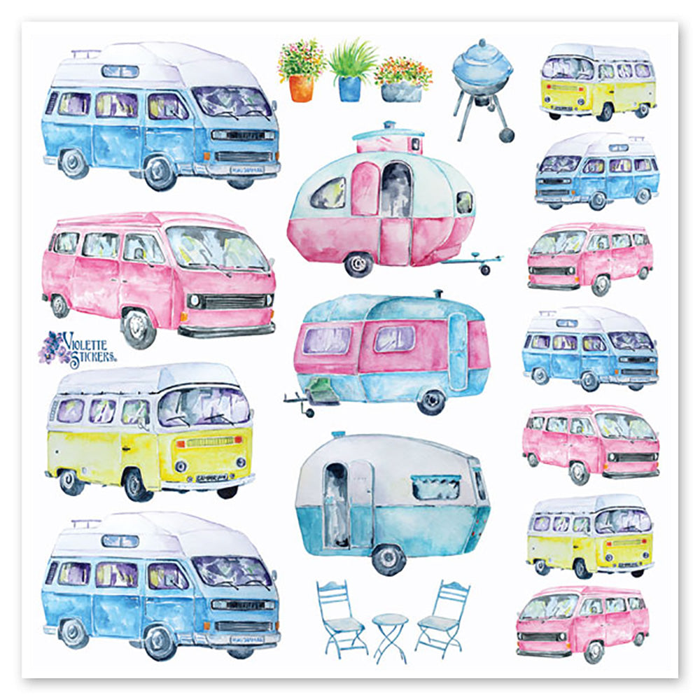 Campervans Stickers、mySite、ghnorth
